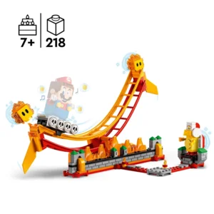 LEGO® 71416 Super Mario™ Uitbreidingsset: Rit over lavagolven