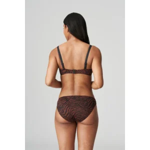 Prima Doona Swim Issambres voorgevormde triangelbikini in bruin en zwart