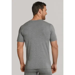 Schiesser 95/5 Shirt V-Hals - 205429 - Grey Melange