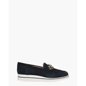 Si Tyess Donkerblauw Damesloafers