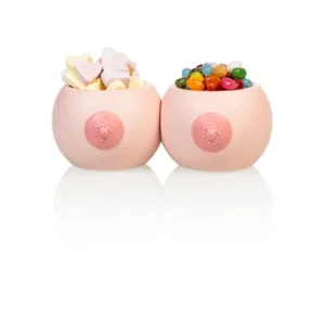 Bitten Design Bloempot set van 2 Boob Roze