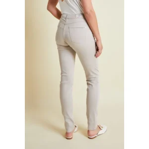 Para Mi Broek Celina : Ivory Grey, Color Denim  ( PARA.252 )