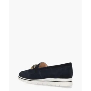 Si Tyess Donkerblauw Damesloafers