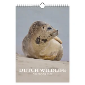 Maand kalender - 2027 - Dutch wildlife - 23,5x33,5cm