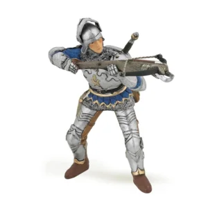 Speelfiguur - Mens - Ridder - Met kruisboog - Blauw