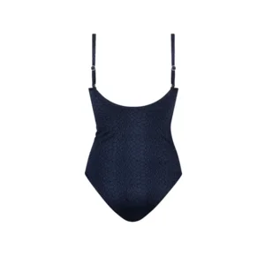 Cyell Solid Snake badpak in donkerblauw