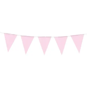 Vlaggenlijn - Licht roze - Klein - 3m