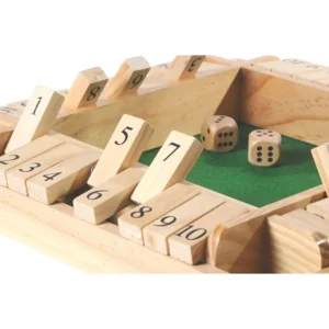 Spel - Shut the box - 4 Spelers