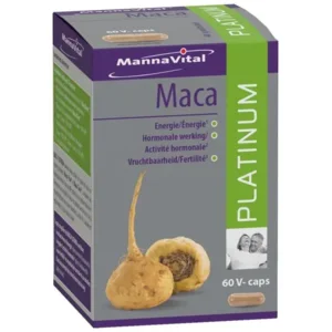 Mannavita Maca Platinum 60  caps Voedingssupplement