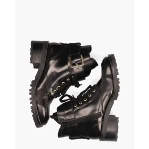 Nubikk Djuna Aubine Zwart Dames Veterboots