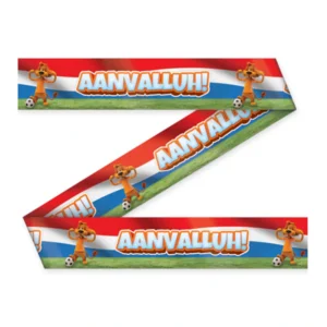 Afzetlint - Loeki de leeuw - Aanvalluh! - Rood wit blauw