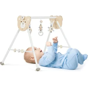 Speeltrainer - Babygym - Beer - Op 4 hoogtes verstelbaar - 63x55x53cm