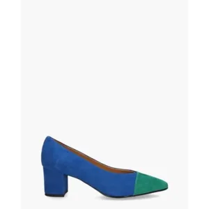 Marcos 19I110 Blauw/Groen Damespumps