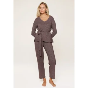 Lingadore Soft and Sweet homewear in aubergine