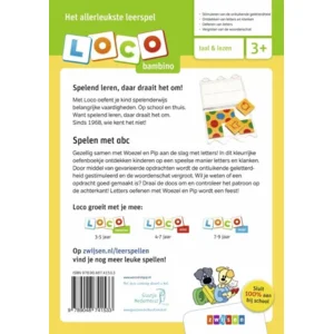 Loco Bambino - Boekje - Woezel en Pip - Spelen met abc  3-5 jaar