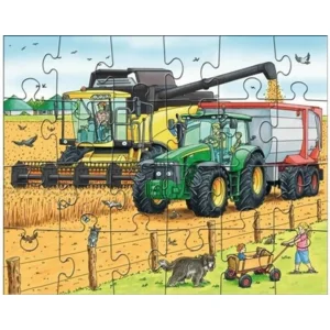 Puzzel - Tractor & Co. - Landbouwmachines - 3x24st.