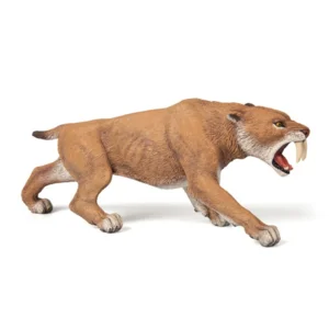 Speelfiguur - Prehistorie - Sabeltandtijger - Smilodon