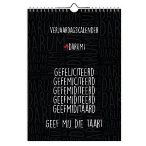 Verjaardagskalender - Darum