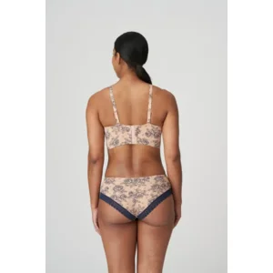 Prima Donna Twist Matama shorty in huidskleur en blauw