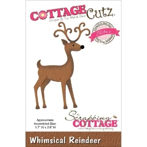 Cottage CottageCutz Whimsical Rendier