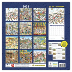 Kalender - 2024 - Jan van Haasteren - 30x30cm