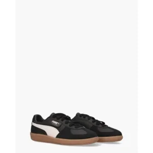 Puma Palermo Lth Zwart/Wit Damessneakers
