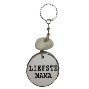 Sleutelhanger - Hout - Liefste mama