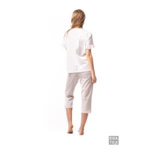 Egatex Dames Pyjama: Korte mouw / capri ( EGA.266 )