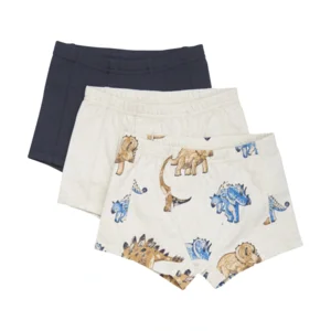 Minymo Jongens 3-pack Boxershorts Dierenprint