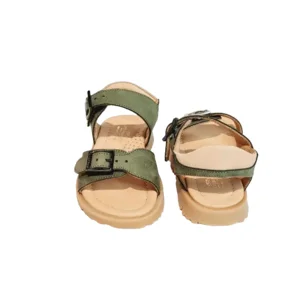 Zecchino d'Oro Sandaal Effen A33-3300 kaki/beige 24