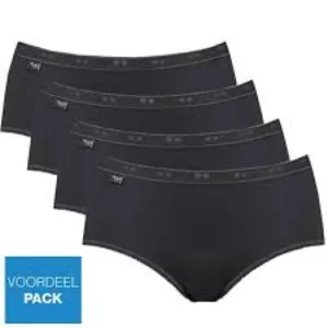 Sloggi Basic Midi 4P - 10068837 - Black