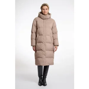Rino & Pelle winterjas: Zestte, Toffee kleur, lang model ( RINO.86 )