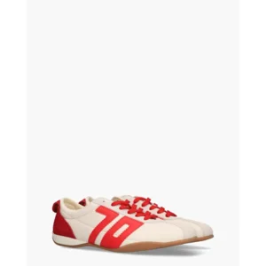 Back 70 Boxeur Off-White/Rood Damessneakers