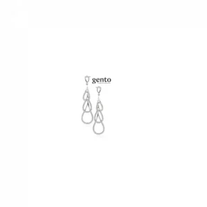 Zilveren Oorbellen Gento Jewels FB04n