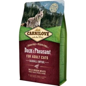 Carnilove granenvrij Eend & Fazant Hairball control 6kg