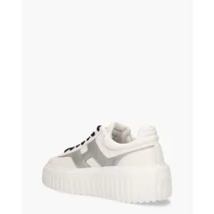 Hogan H-Stripes Wit/Zilver Damessneakers