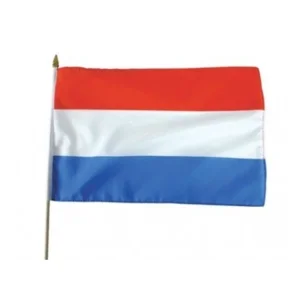 Zwaaivlag - Stof - Nederland  - 30x45cm