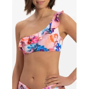 Cyell Femme Floral one shoulder beugel bikini in bloemenprint