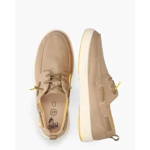 Walk In Pitas Maui Beige Heren Veterschoenen