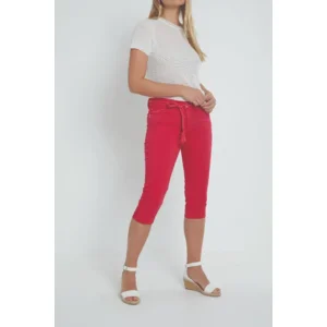 Para Mi broek: Grace Casual Cotton L20 Raspberry, 3/4 broek ( PARA.269 )