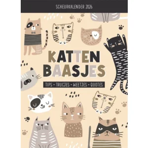 Scheurkalender - 2026 - Kattenbaasjes - 13x18cm