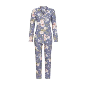 Ringella – Rose Pattern – Pyjama – 4511240 – Dark Fjord