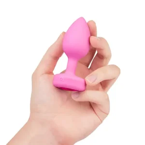 B-Vibe Vibrerende Hartvormige Butt Plug 10 Cm