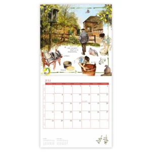 Kalender - 2024 - Rien Poortvliet - Lang leve de boerderij - 30x30cm