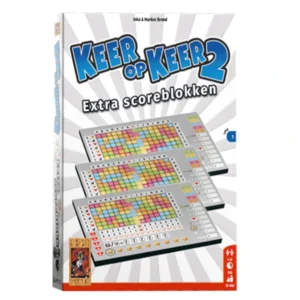 Spel - Dobbelspel - Keer op keer 2 - Scoreblok - 3st - 8+