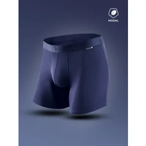 Loïc et Henry Modal Navy herenshort in blauw