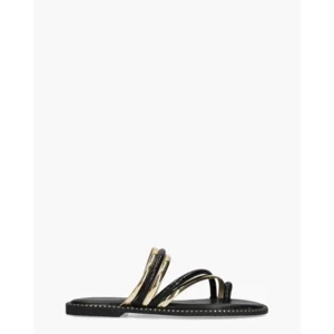 Vivian Ray Zinne Zwart Damesslippers