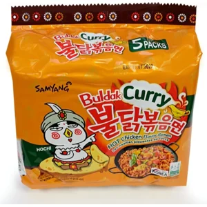KR Noodle Hot Curry Chicken 5x140 gr.