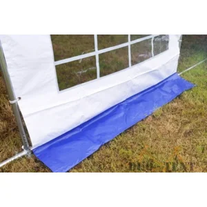 Partytent 3x6 Premium PVC Brandvertragend | Blauw / wit