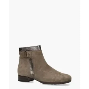 Gabor 32.713.30 Bruin/Metallic Dames Enkellaarzen
